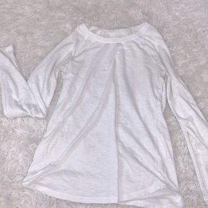justice white long sleeve